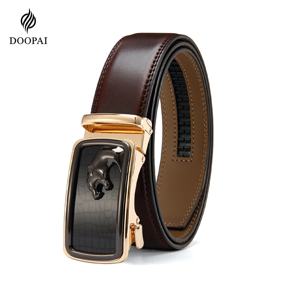 الرجال التلقائي مشبك جلد البقر الحقيقي حزام الترفيه سراويل أنيقة حزام الرجال حزام الخصر
