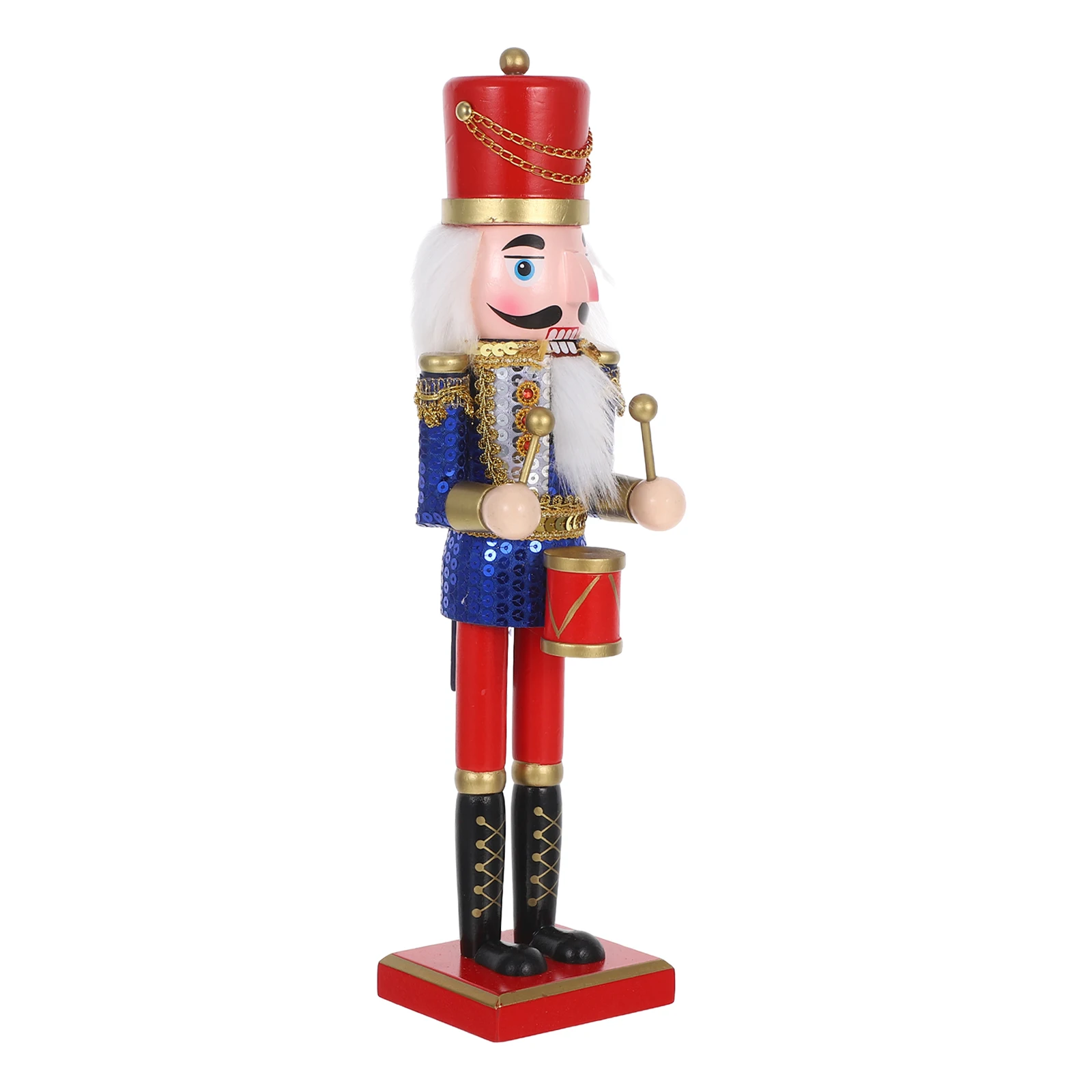 

Christmas Nutcracker Tree Ornaments Small Walnut Soldier Table Decoration Statue