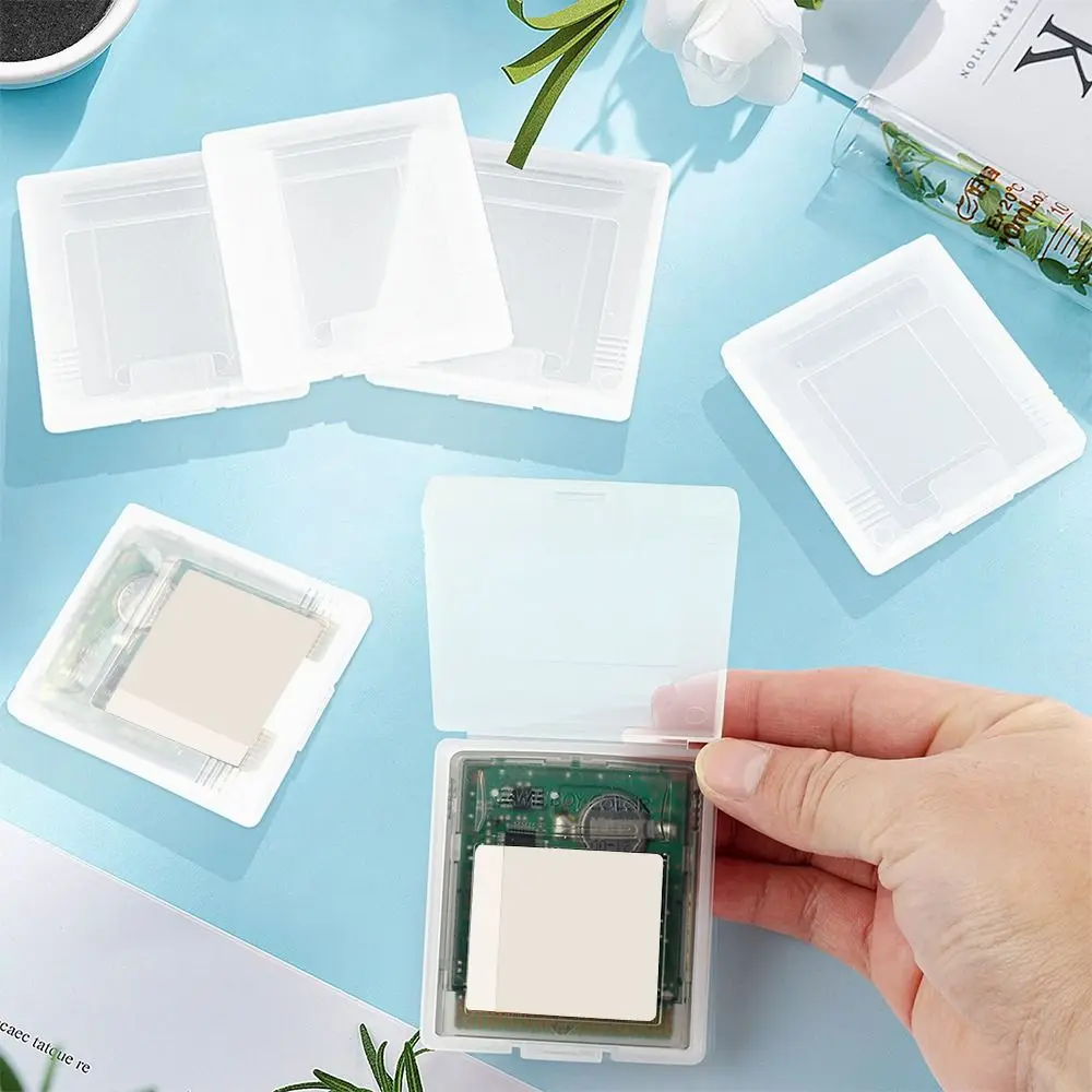 2PCS Plastic Game Cartridge Case Anti-Dust Clear Gaming Card Box Scratch-Resistant Hard Shell for GameBoy Color GB GBC GBP view 5