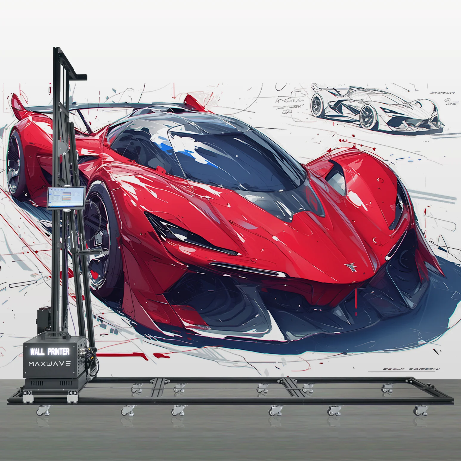 

3D УФ-принтер Печать на стекле, дереве, цифровой вертикальный горизонтальный 3D-настенный принтер для использования в помещении и на открытом воздухе, печатная машина для прямой печати на стене