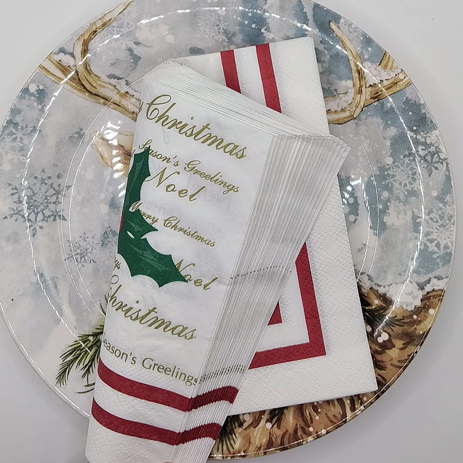 Рисунок 4 - Салфетки с Рождеством