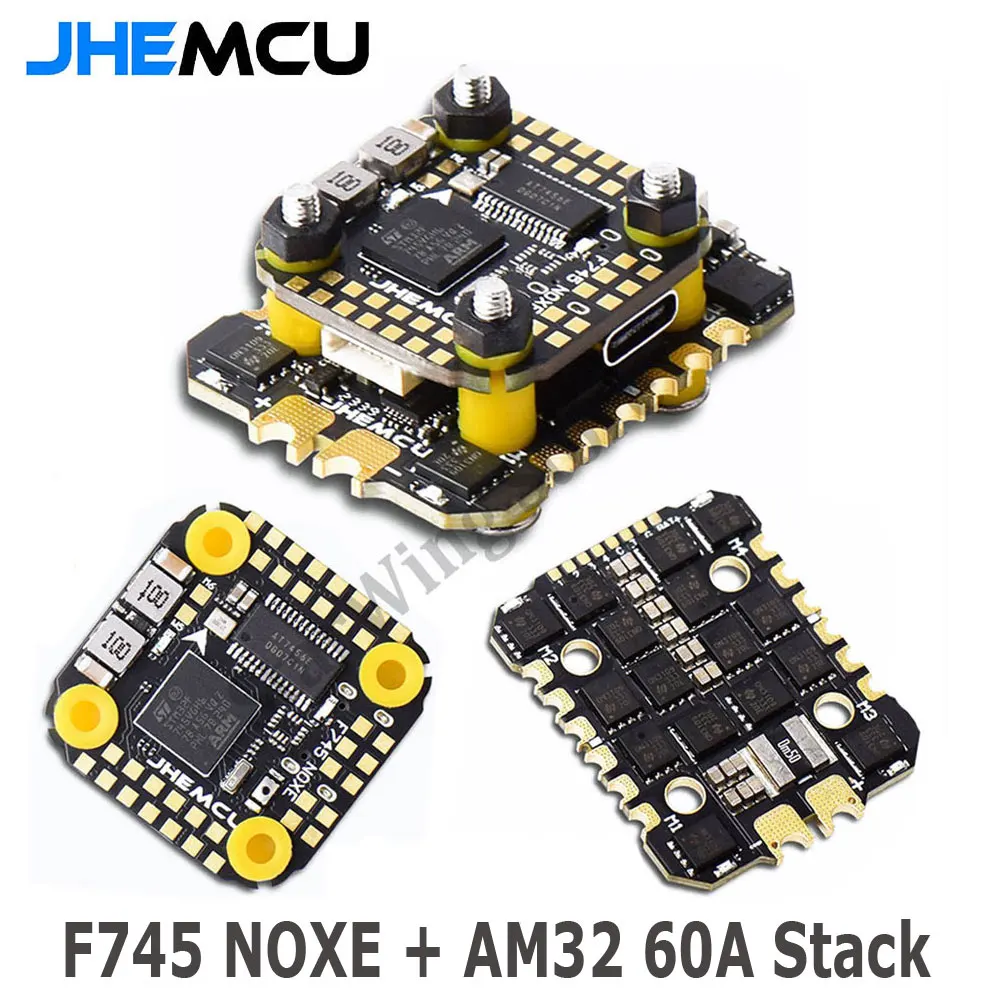 HEMCU F745 Mini kontroler lotu stos ICM-42688-P F745 kontroler lotu AM32 45A 60A 4w1 ESC 3-6S dla dronów RC FPV