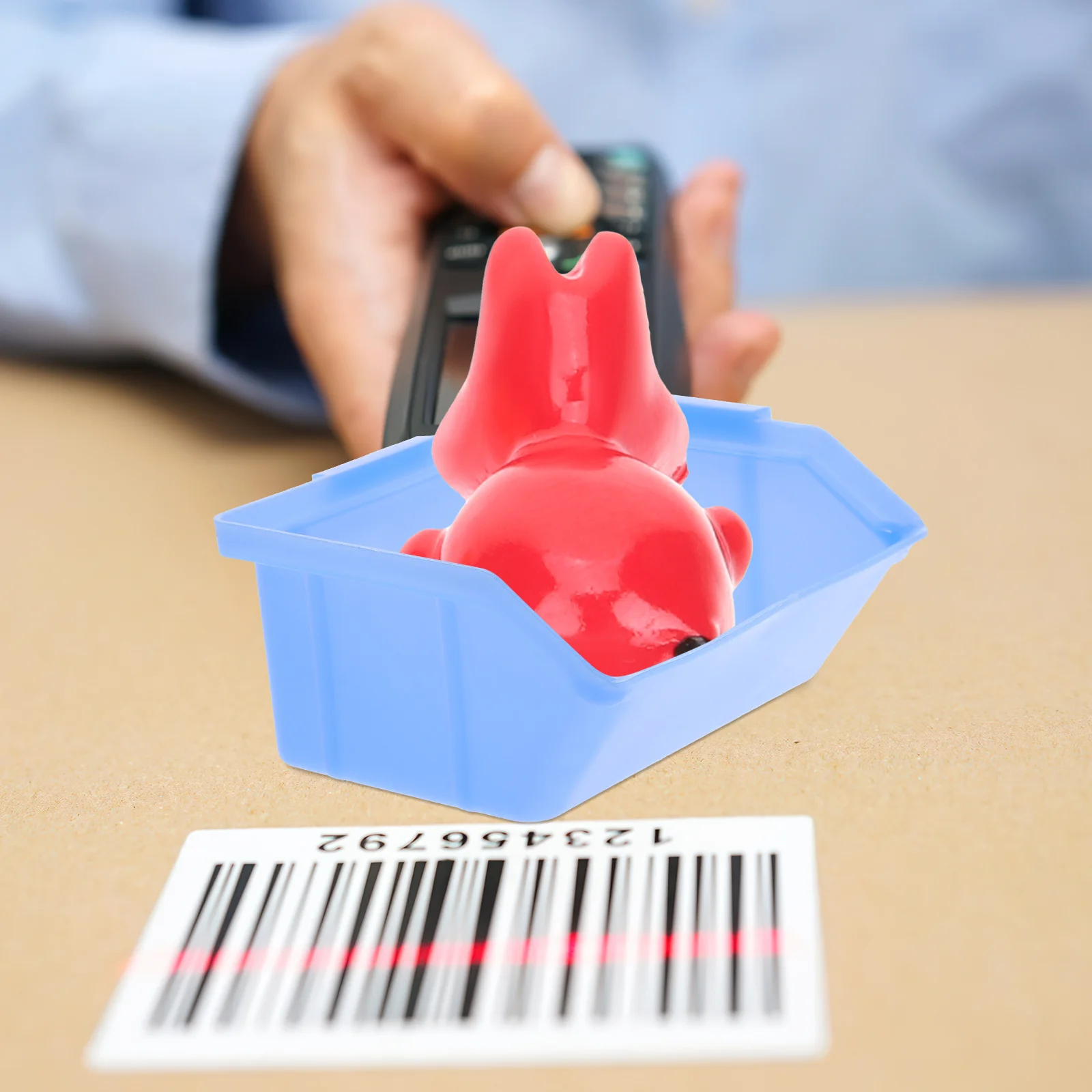 

12Pcs Warehouse Parts Box Tool Storage Organizer Oblique Mouth Parts Tray Stackable Storage Bin for Home Office Garage