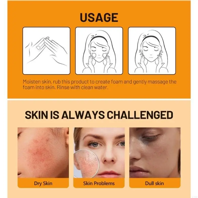 

R3MF Papaya Brightening Exfoliating Peeling Soap Whitening Exfoliating Scrub Soap