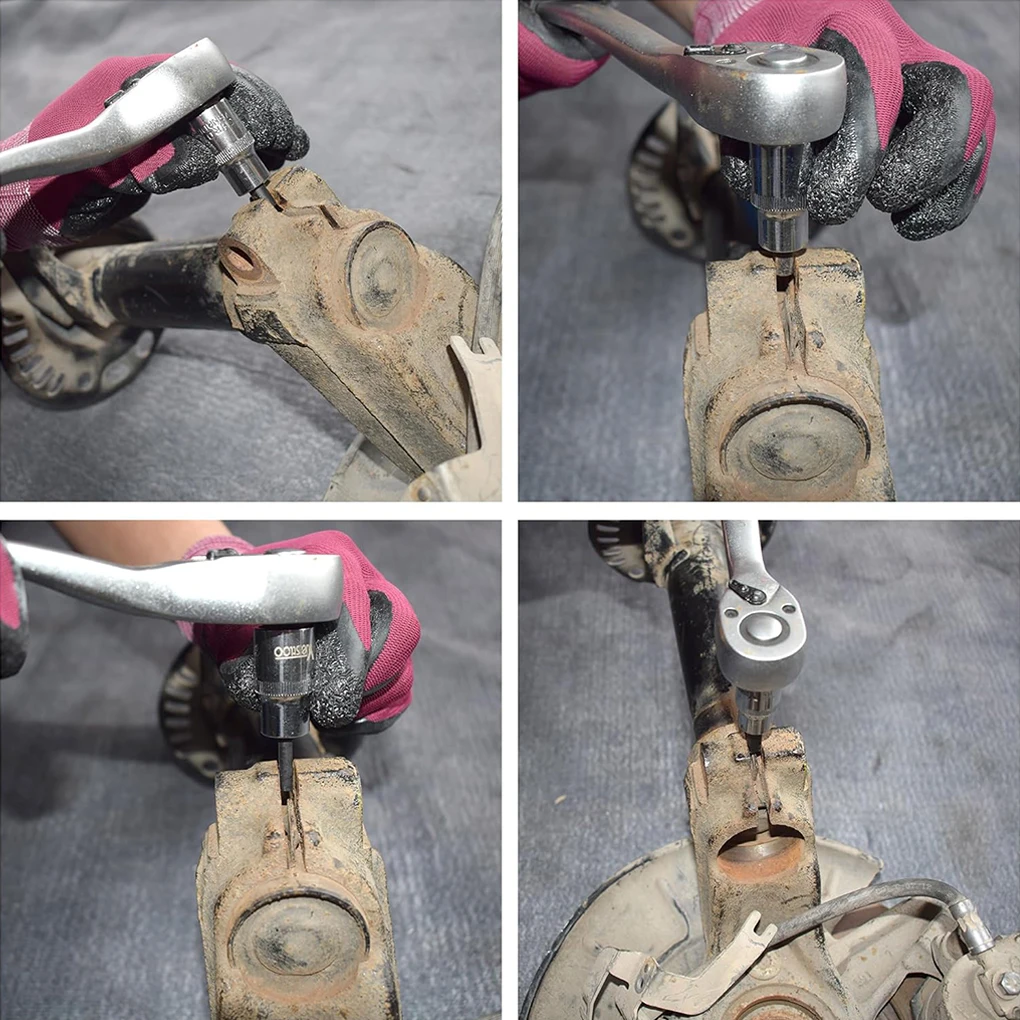 

2 шт., инструмент для ремонта, инструмент для гайки стойки, подвесные инструменты, торцевой инструмент, серебряные материалы, простые в эксплуатации