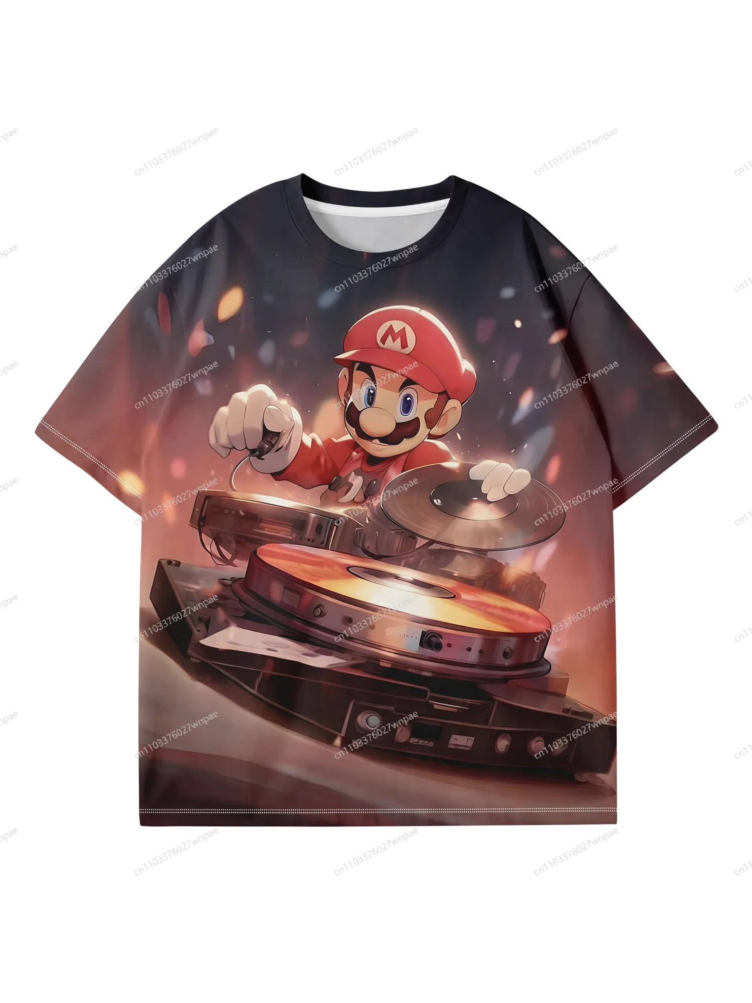 

Футболка Topsell Global hit с 3D-принтом Super Mario: шикарная, удобная, спортивная, повседневная, классика, подарок, готовая унисекс для взрослых и детей