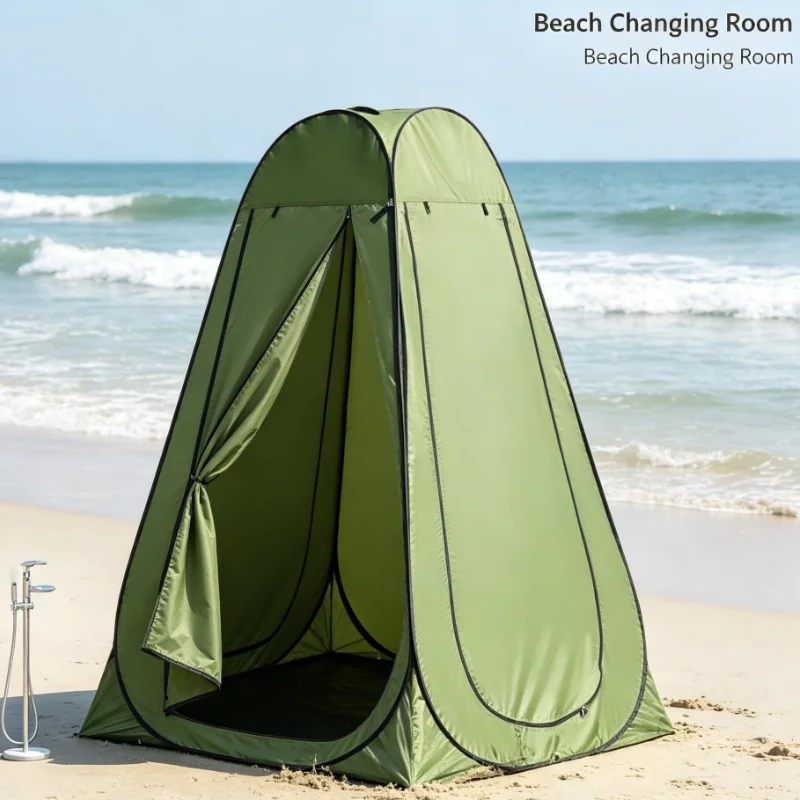 Outdoor Camping Toilet Tent - アウトドアポップアッププライバシーテント ポータブルシャワー・トイレ・更衣室 キャンプ・ビーチ・釣り・ハイキング用 自動インスタントセットアップ