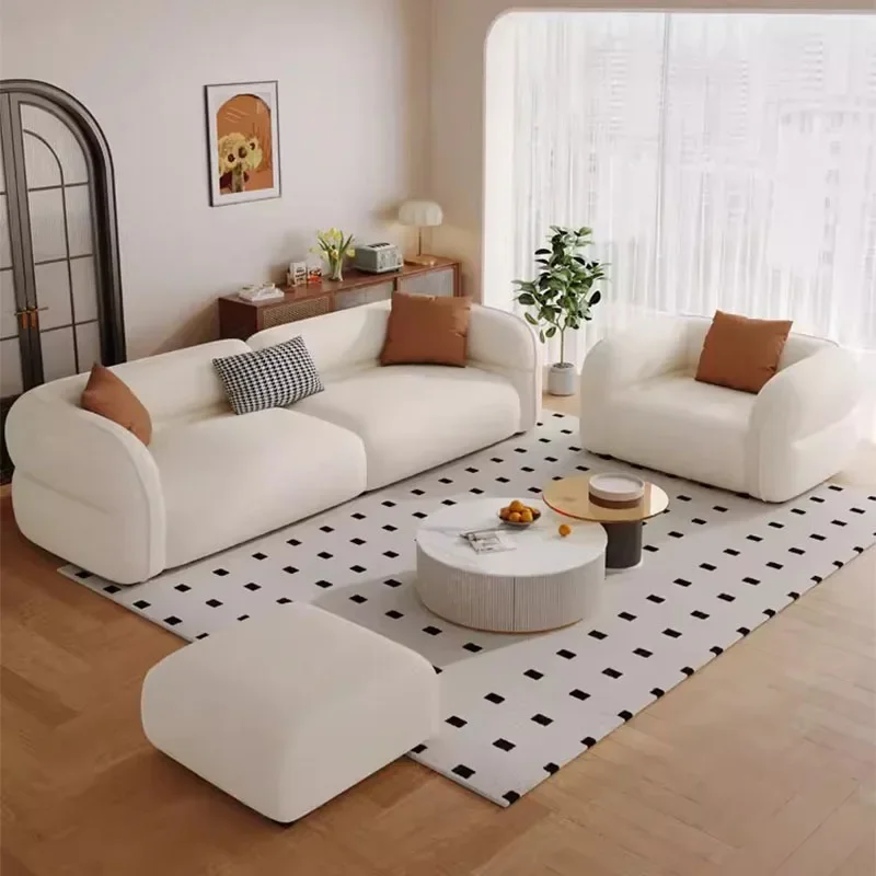 Love Seat Grande Living Room Sofas Minimalista Dormitory Upholstery Lazy Living Room Modern Simple Divani Soggiorno Furniture