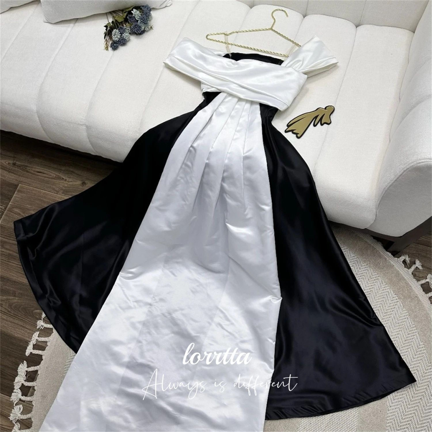 Loretta Maßgeschneidertes Hochzeitskleid, Grace-Zeremonie, Damenkleid, Kleider, mittellanges Abendkleid, Abschlussball, neue Abendkleider