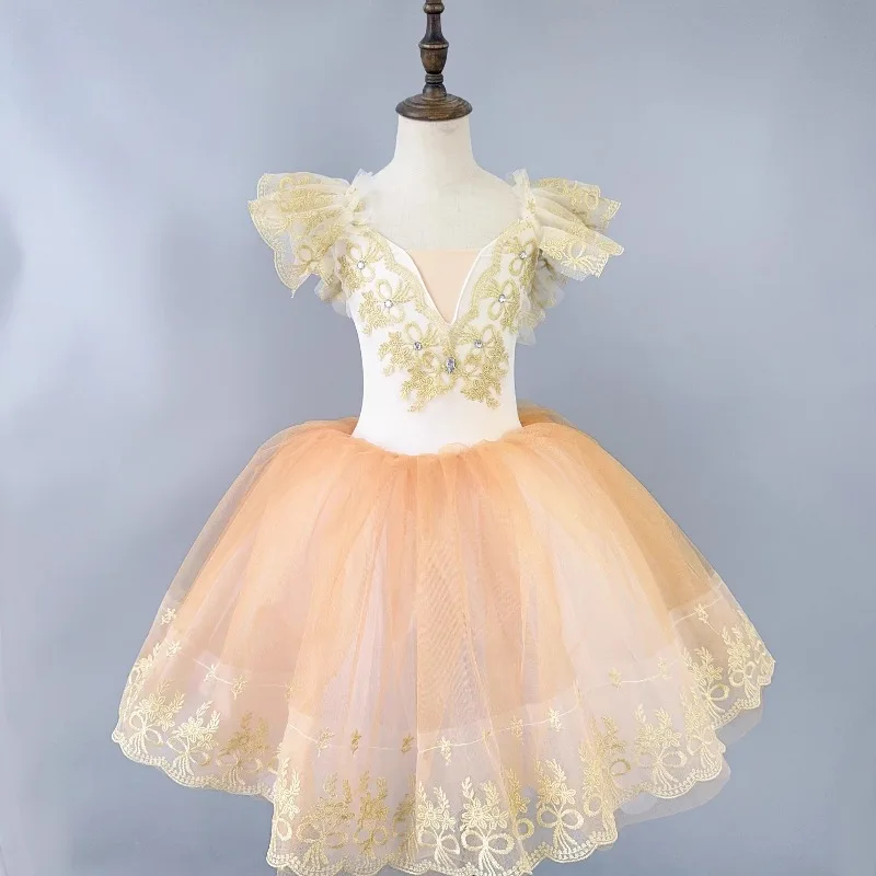 

Fashion Ballet Performance Dresses Kids Dance Costume Ballet Dress Stage Clothing Fairy Princess Tutu Vestidos Dancing Wear