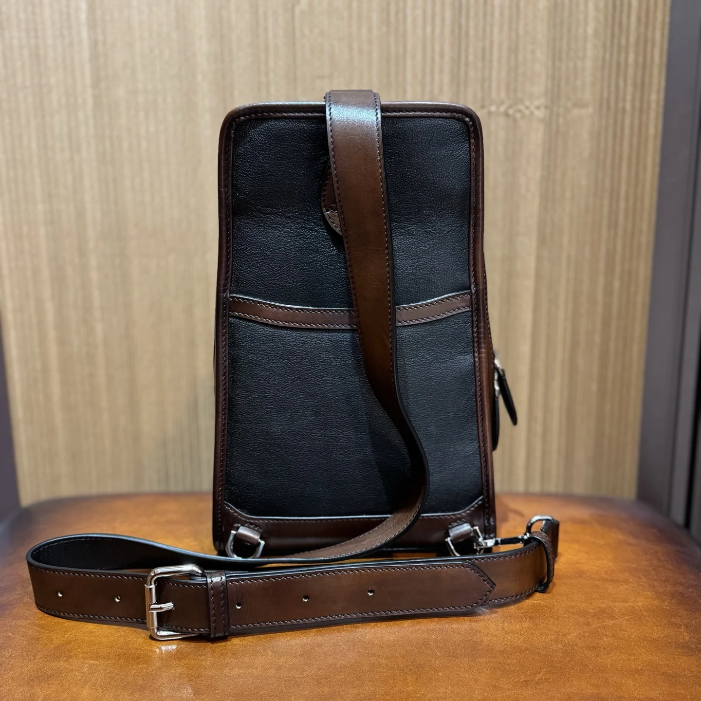 DIMY 2025 New Leather Men's Shoulder Crossbody Bag Top Grain Cowhide Bag Casual Postman Bag