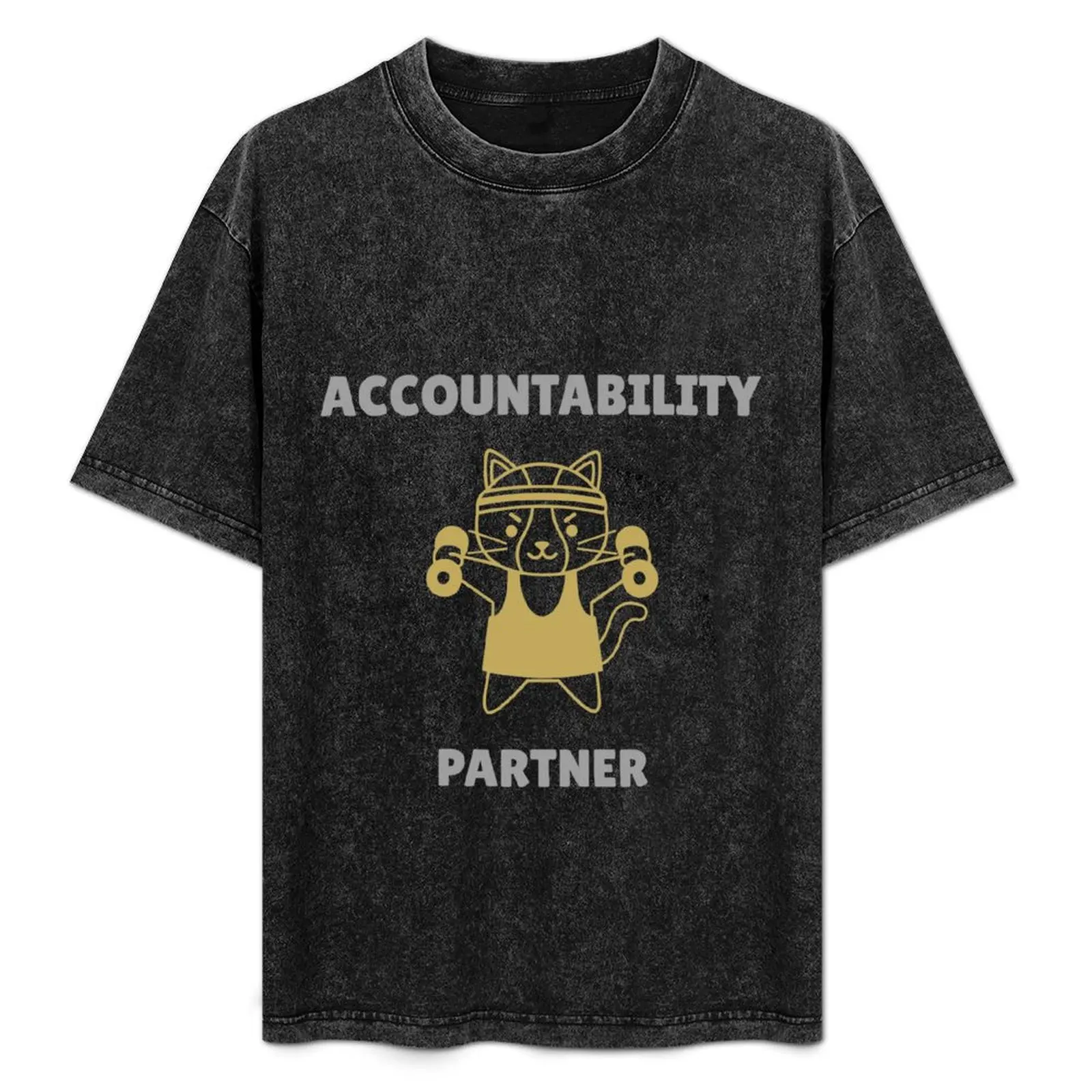 

Accountability partner T-Shirt for a boy summer clothes graphic t shirt vintage vintage t shirt men
