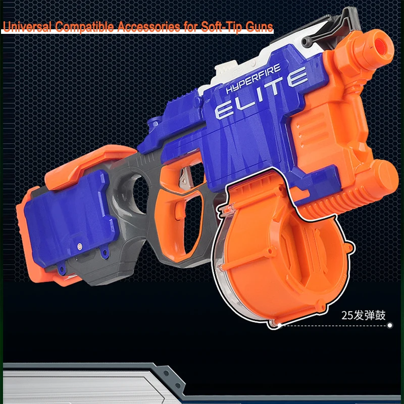 17f-25-dart-drum-magazine-compatible-with-elite-blastercomes-with-30-refill-foam-dartskids-shooting-game-accessory