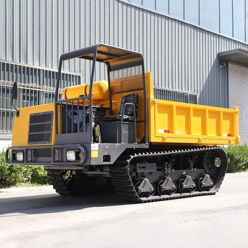 2Ton Self Loading Mini Crawler Dumper Diesel Small Track Transporter Customizable Factory Price