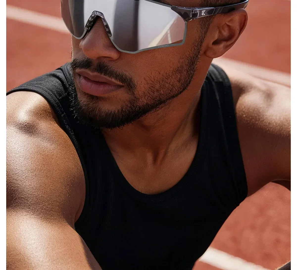 Kapvoe 2026 Neue Sonnenbrille Radfahrbrille Leichte Laufbrille Sportbrille für Männer und Frauen Wanderbrille Kohlefaser UV400 Schutzbrille – Detail 32