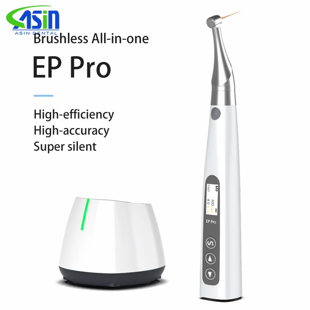 Advanced Dental Instruments Wireless 6:1 Ratio Endo Motor with Apex Locator Brushless EP-Pro Stainless Steel