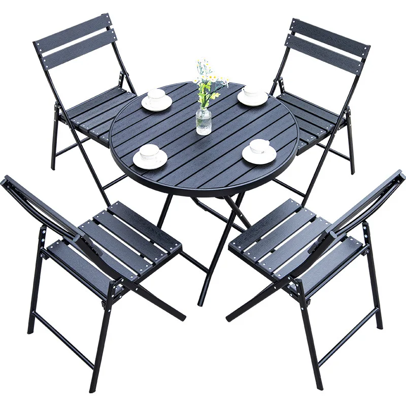 

Outdoor, foldable, tables and chairs, three piece set, small apartment, storage, convenient