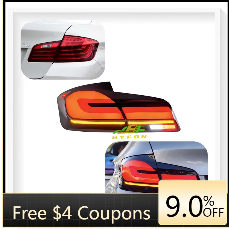 

BR BR For 5 Series F10 F18 2011-2017 Upgrade G38 Style High Quality Full LED Dynamic Tail Lights Reversing Lights Plug and
