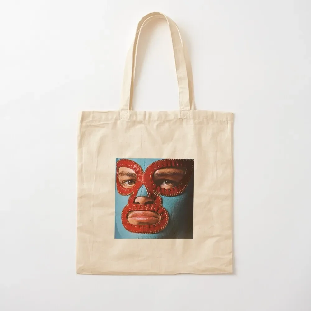 

Nacho Libre Luchador Mask Mexican Wrestling Lucha Libre Tote Bag Beach bag foldable reusable bag