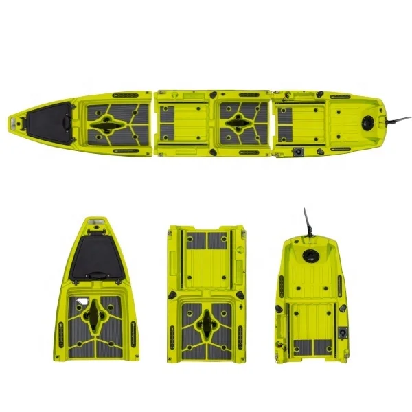 LSF 2 أو 3 قطع وحدات كاياك قابلة للفصل لـ 3 أنظمة طاقة مع ركلة ومروحة محرك دواسة القدم كاياك للاختيار