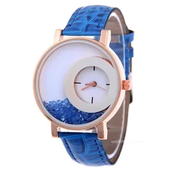 Large Dial Quartz Wristwatches Broken Diamond Women Watches Students Watches Casual Simple Women Quartz Reloj Mujer Elegante