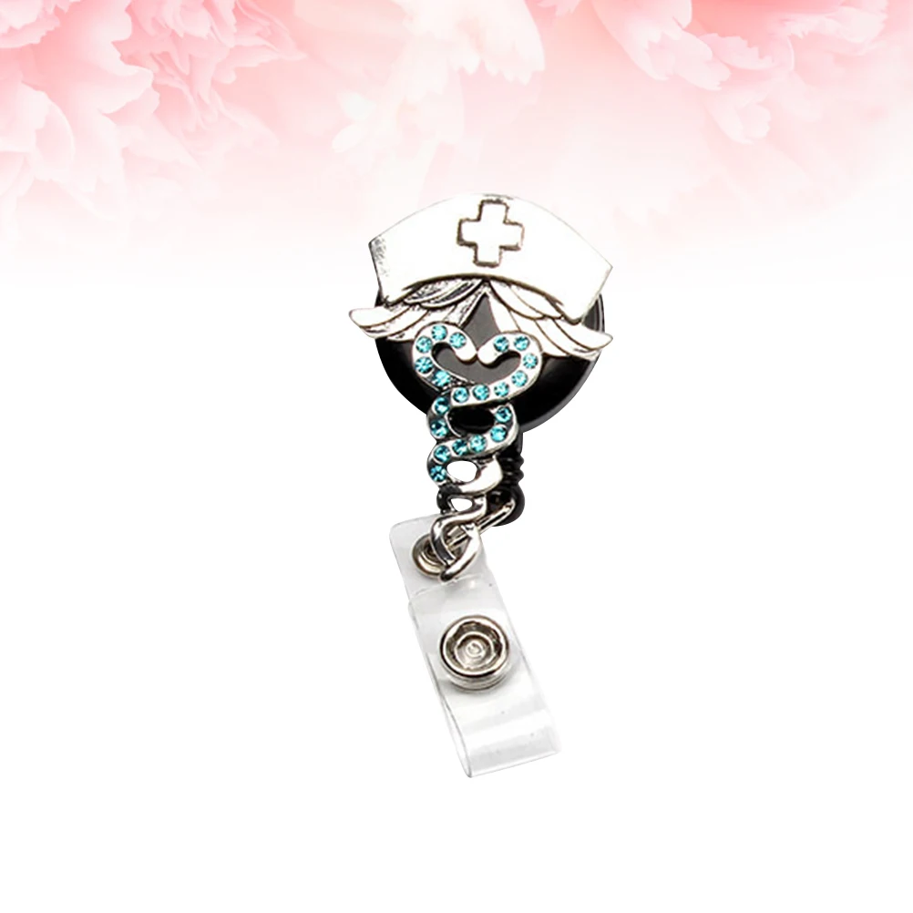 

Easy-to-pull Badge Holder Key- Clips ID Reel Telescopic Buckle European and