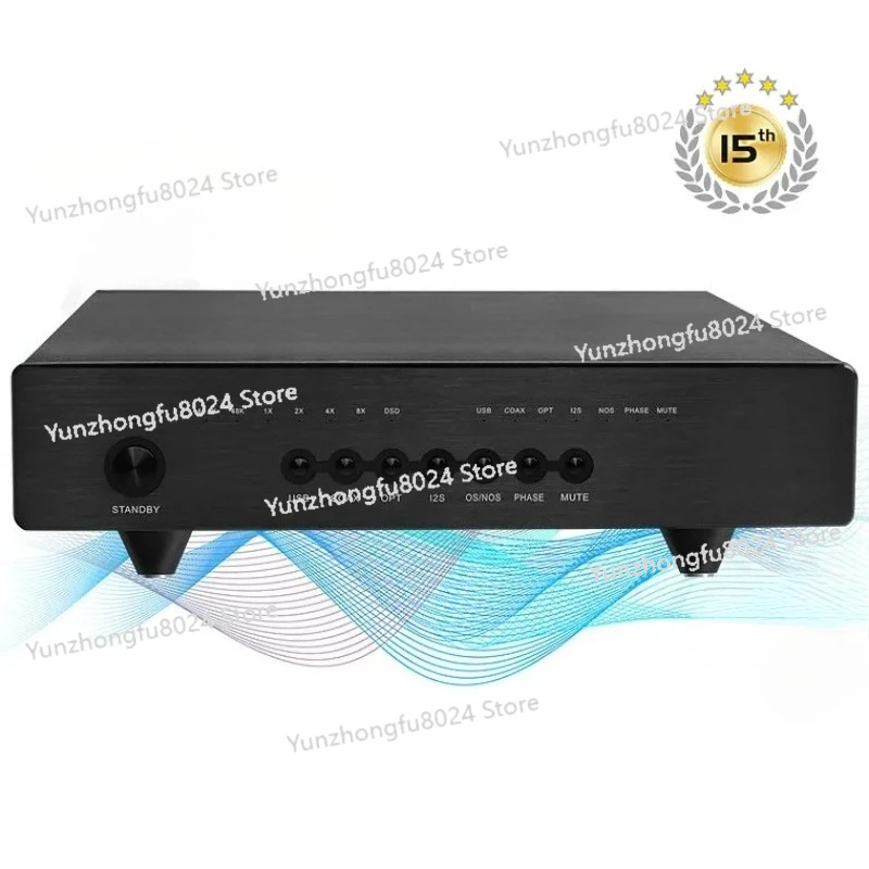

15th R-2R DAC 24bit/384KHZ(USB)DSD 11.288MHZ(USB) DAC IIS i2S Input Power Supply Transformer 115/230V