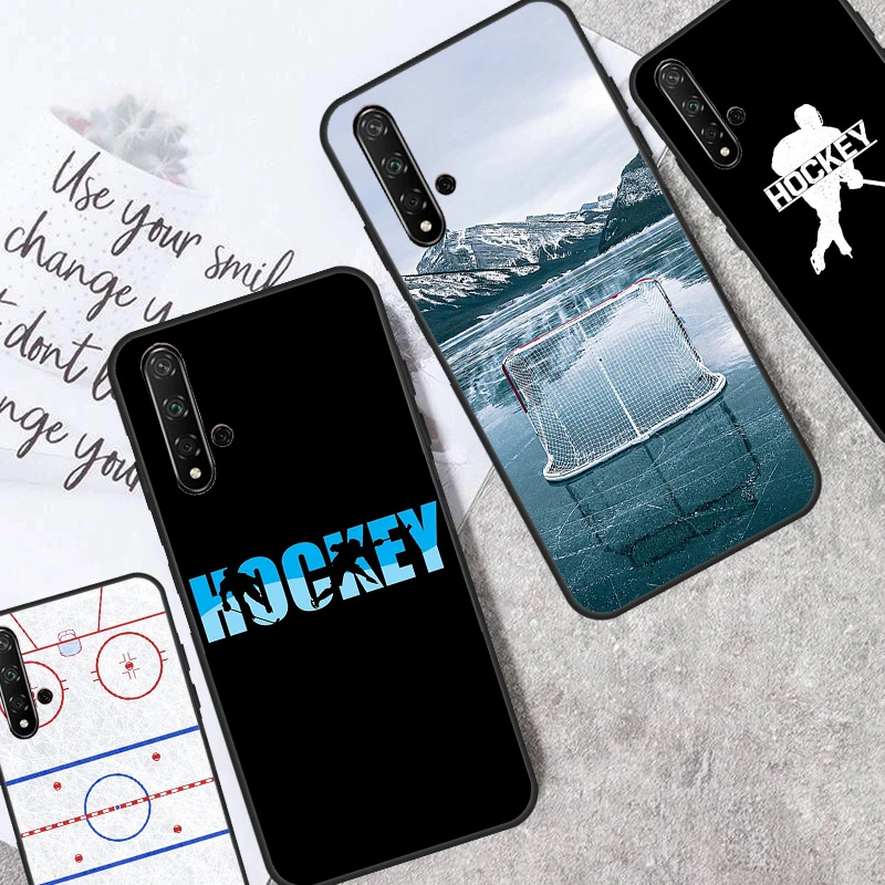 Ice Hockey Rink Sport Cover For Huawei Nova Y61 Y91 Y60 Y70 Y90 9 10 SE 11 Pro 5T 11i 8i 3i P20 P40 P30 Lite Case