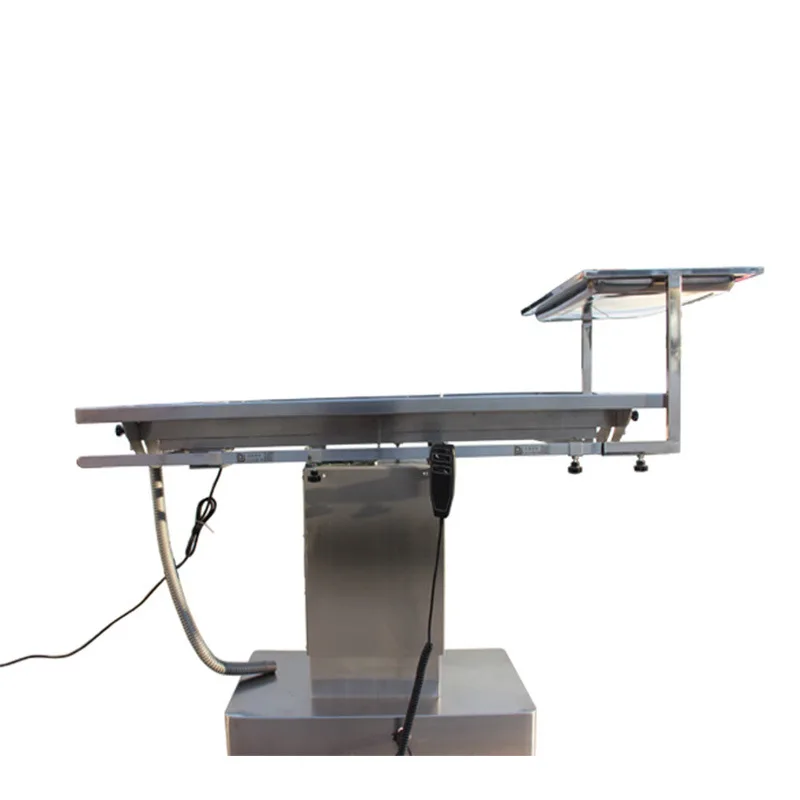 Hydraulic Lifting Hinge Veterinary Operating Table SUS304 Easy Clean Mobile Pet Surgery Table For Veterinary Hospital Use