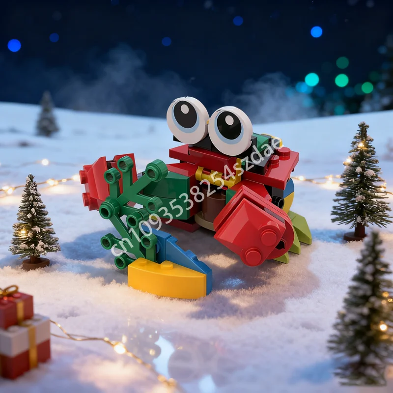 

66 шт. MOC Brave Crab Alternate Creator 3 1ed Модель Строительные игрушечные блоки Строительство Сборка Рождественские подарки Идея Образование Дети