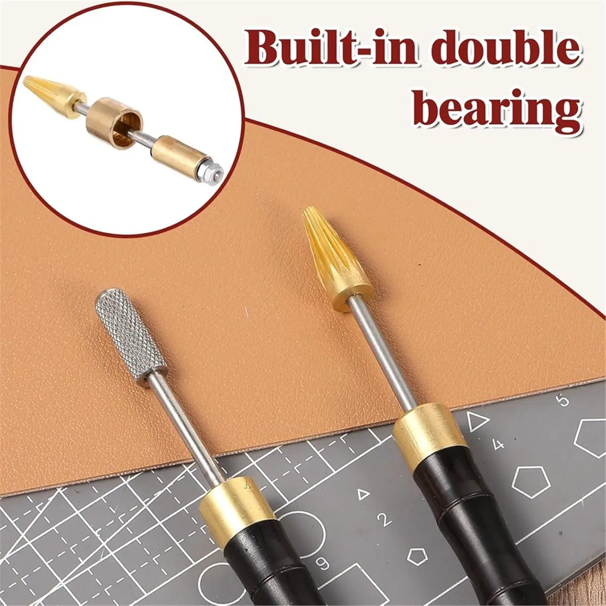 2026 New 2 PCS Leather Edge Dye Pen, Colorful Leather Edge Roller Applicator Pen Edges Printing Tool for Dyeing Craft DIY Workin