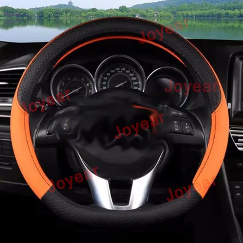 

Car Steering Wheel Cover Steering Wheel For Toyota CHR C-HR Auto Wear-resistant 38CM Anti Slip Styling Interior Accessories