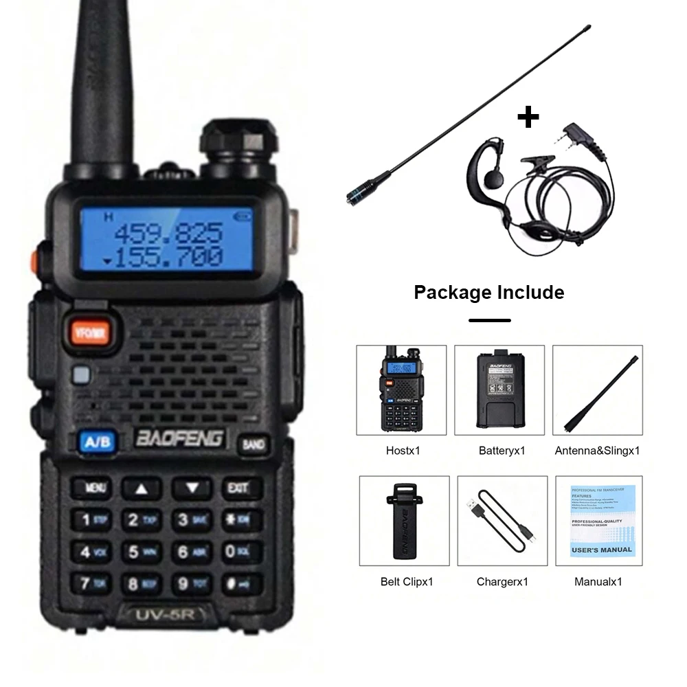 Radio bi-bande Baofeng UV-5R 7