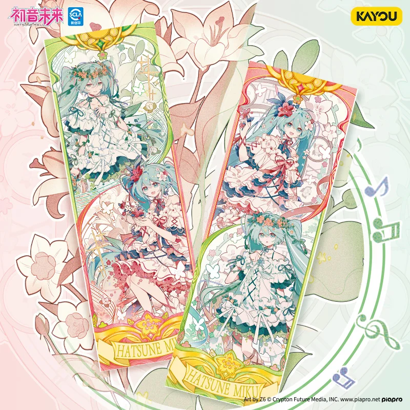 In Stock Card Game Hatsune Miku's Concerto Laser Ticket Card Official Genuine Peripheral Collection Ticket Card Collection Gift