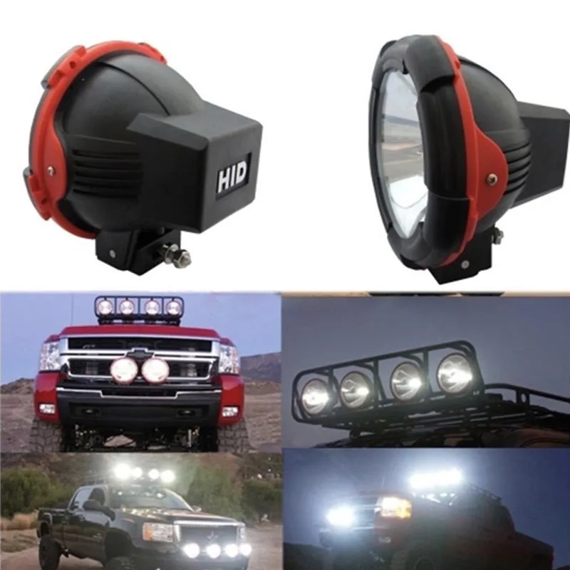 4\'\'7\'\' HID Fronts Driving Lights HID Xenon Spotlight for Jeep Boat ATV Tractor Truck Work Light 100W Super bright Fog Light