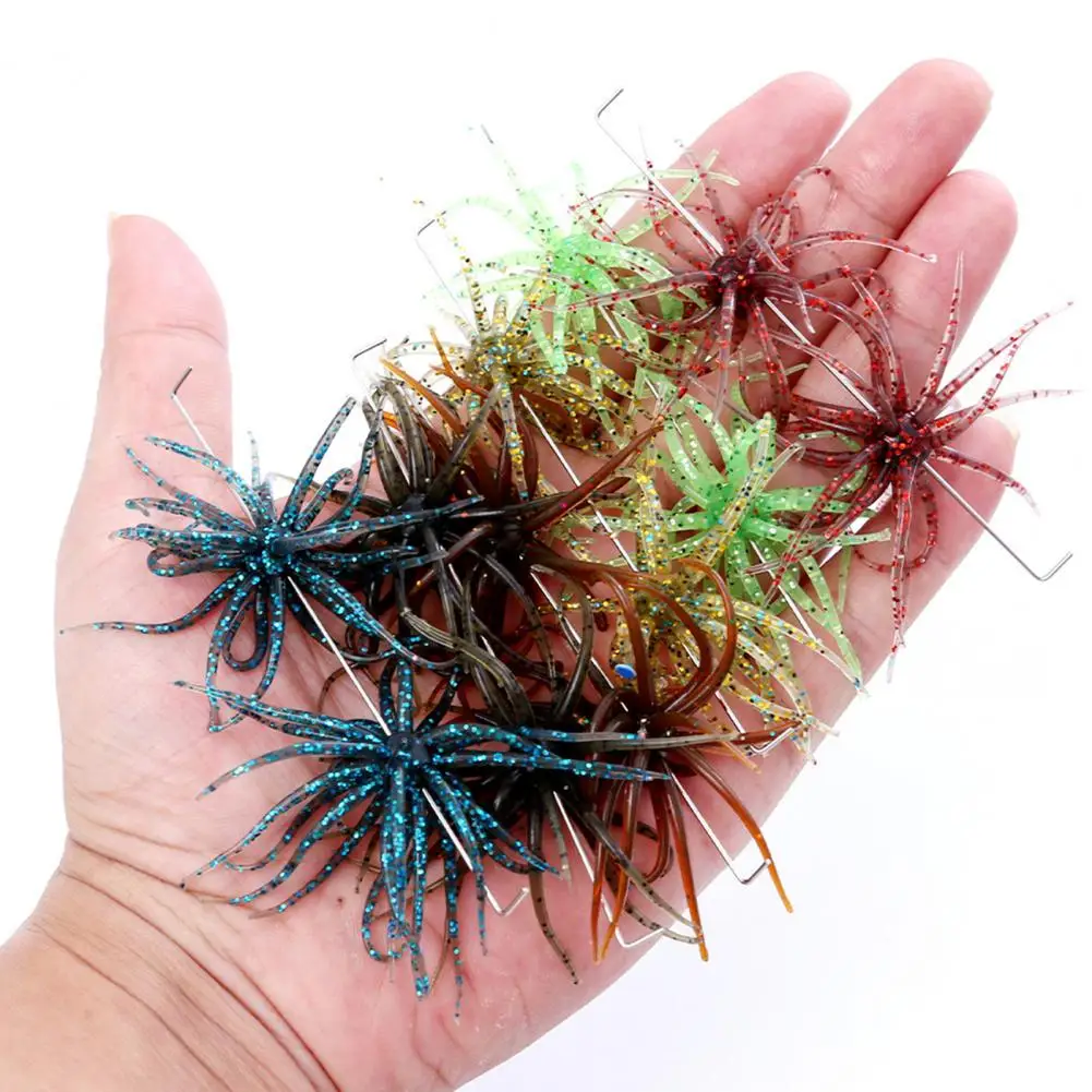 

Mini Fishing Bait Colorful Soft Sea Lure with Swimming Skirts for Walleye Trout Fishing 2pcs 6.88cm/1.7g for Freshwater