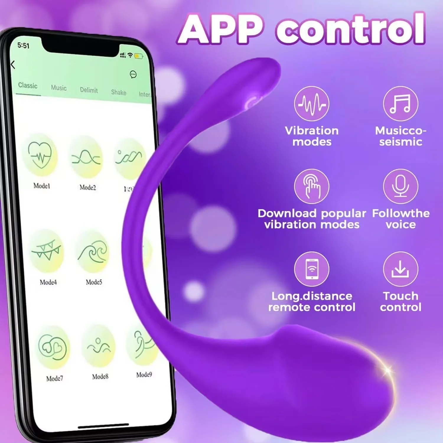 Wireless Bluetooth G Spot Vibrator Anal Vaginal Clit Stimulator Wear Panties Vibrating Egg Dildo Masturbator Sex Toys for Women view 2