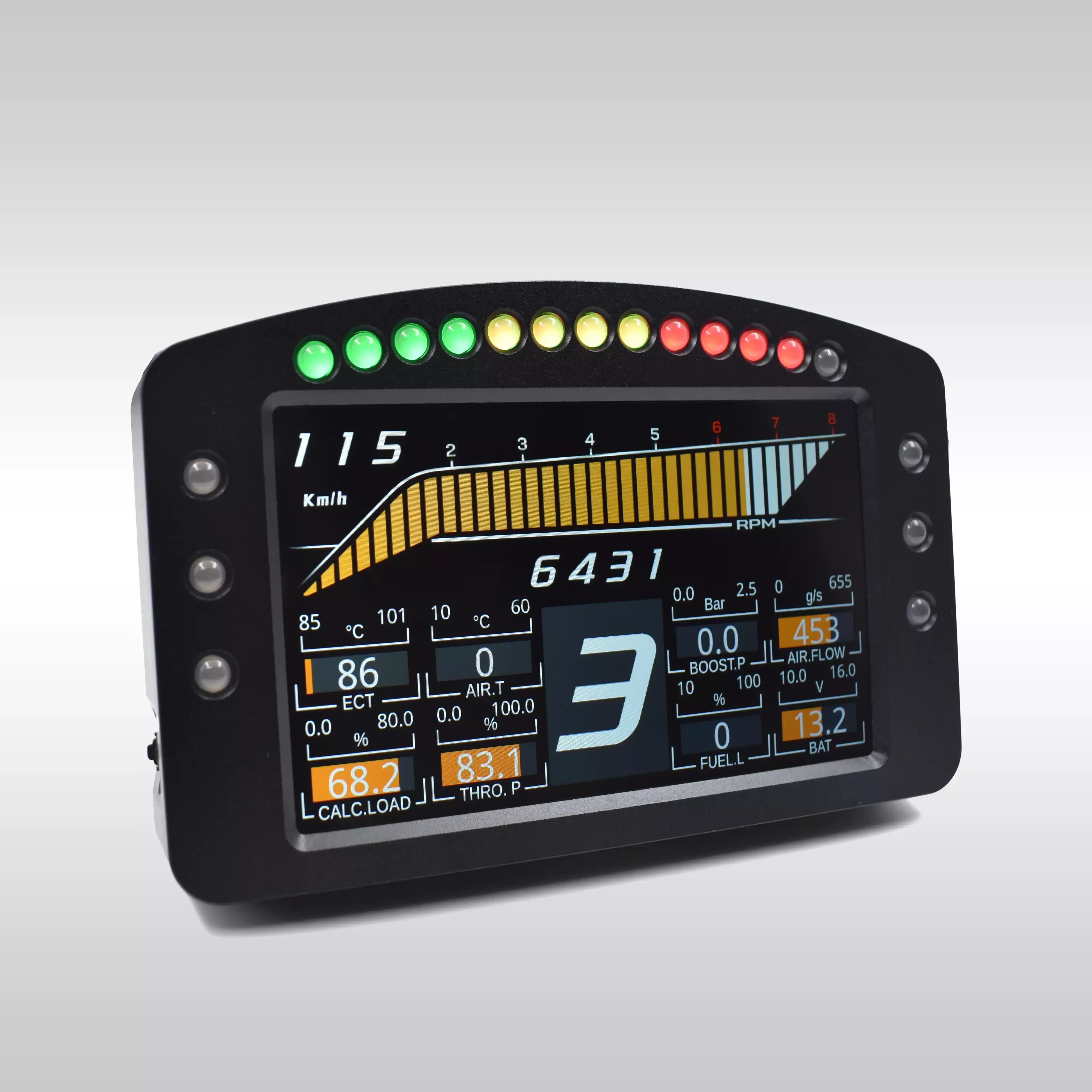 4.3 screen + OBD line Automotive manual/automatic transmission racing instrument cluster obd custom full replacement ecu