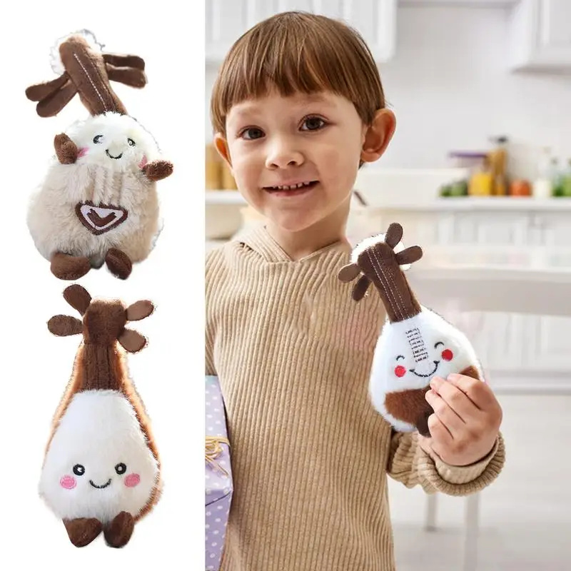 キーリングかわいいかわいい小さなギターぬいぐるみおもちゃペンダントクリエイティブファッション飾りノベルティ面白い漫画バッグ財布装飾用