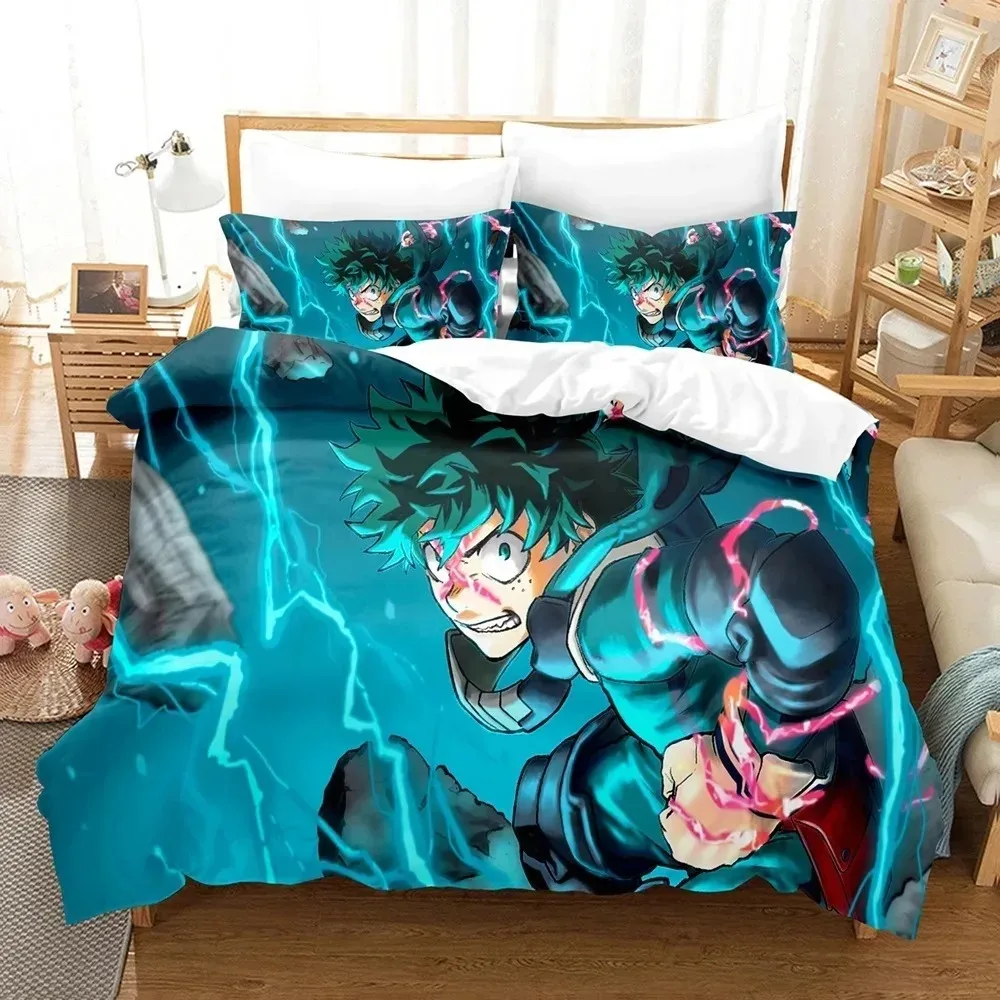 

Anime My Hero Academia 3D NEW Duvet Cover Pillowcase Bedding Set Adult Boy Girl Bedroom Decoration Children Single Double Large