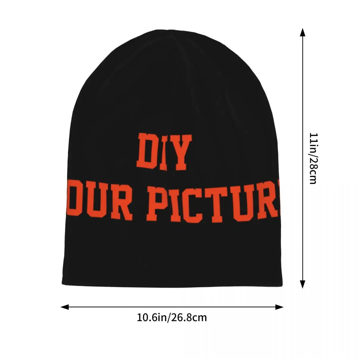 DIY Your Picture Skullies Beanies Hats Customizable Customization Fashion Unisex Outdoor Caps Warm Head Wrap Bonnet Hat