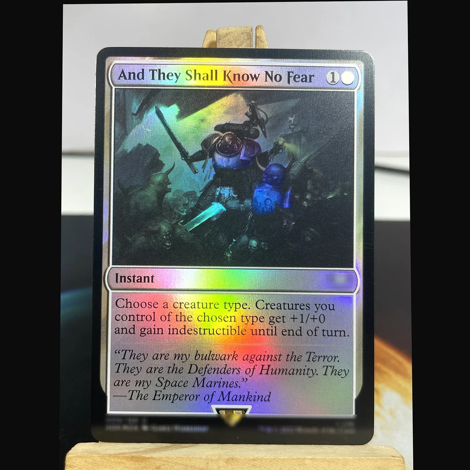 FOIL TRIANGLE And They Shall Know No Fear Bloodthirster BlindObedience sld Keeper of Secrets LightningBolt(Hadoken) English Card