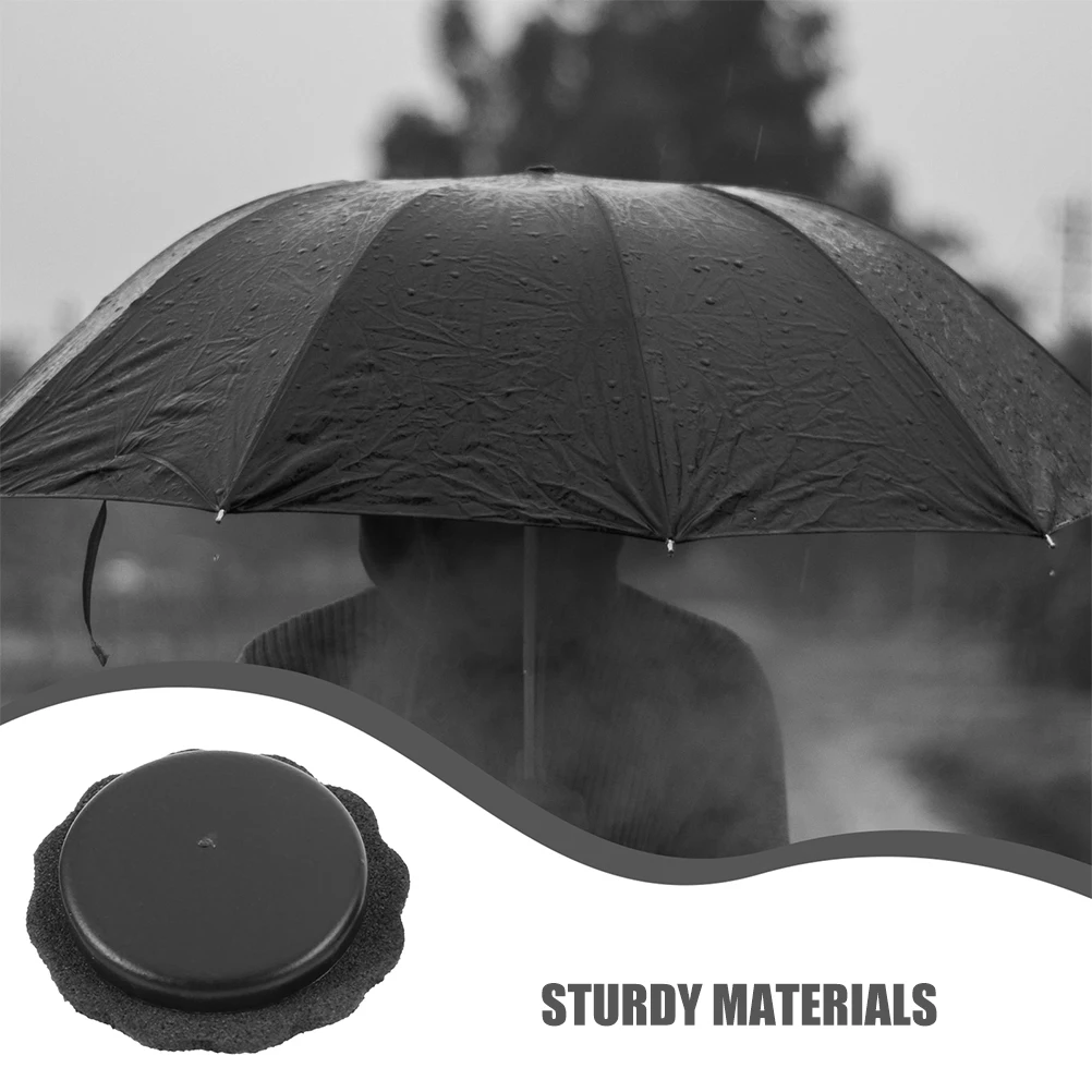 

8pcs Umbrella Repair Kit Black Plastic Tips Caps Cover Pole Accessories Outdoor Replacement Parts for Umbrellas IWOWHERO