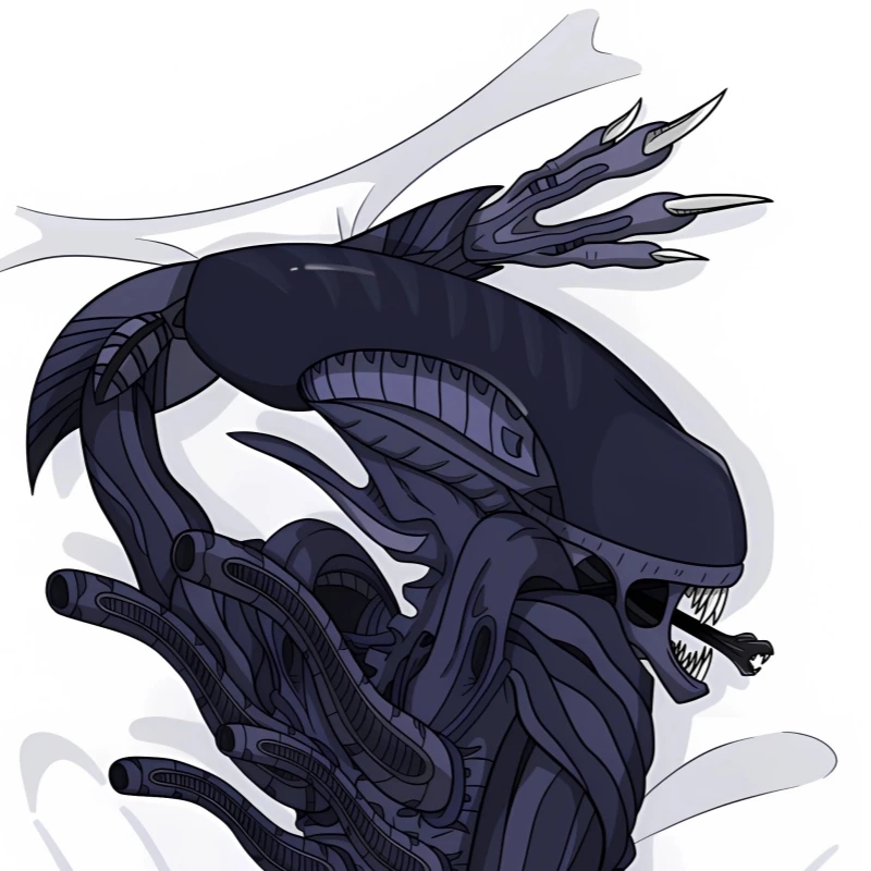 Dakimakura Anime Pillow cover Alien Xenomorph Double-sided Print Of Life-size Body Pillowcase Gifts