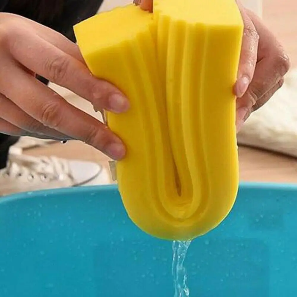 Sponge Mop Head Water Absorption Double Roller Cleaning Foam Sponge Telescopic Mop Head Replacement Home Floor Cleaning Cloth