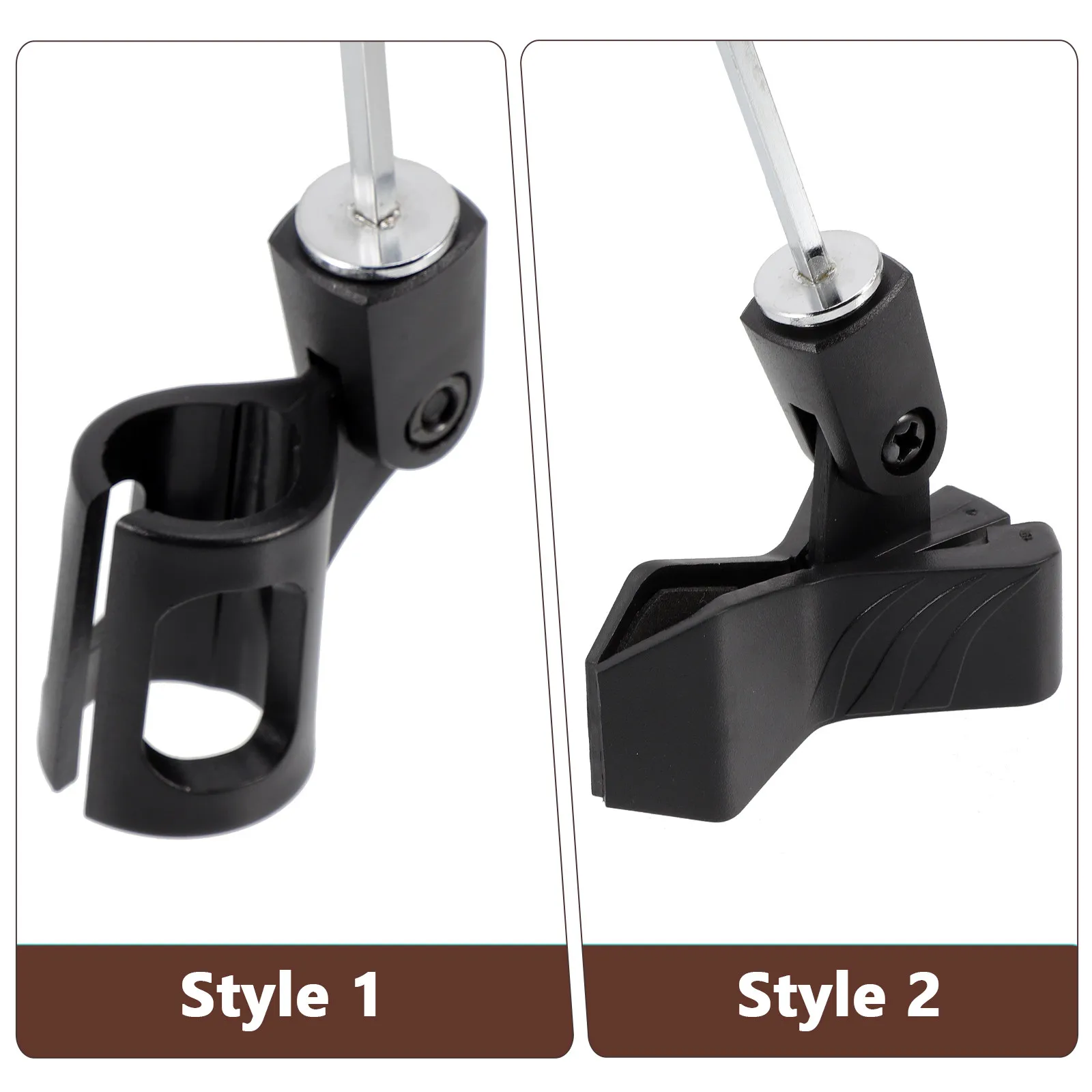 1Set Sax Microphone Clip Metal Mic Holder Professional Vertical Design Microphone Lifter Maximize Sax Sound Volume Mic Stand view 3