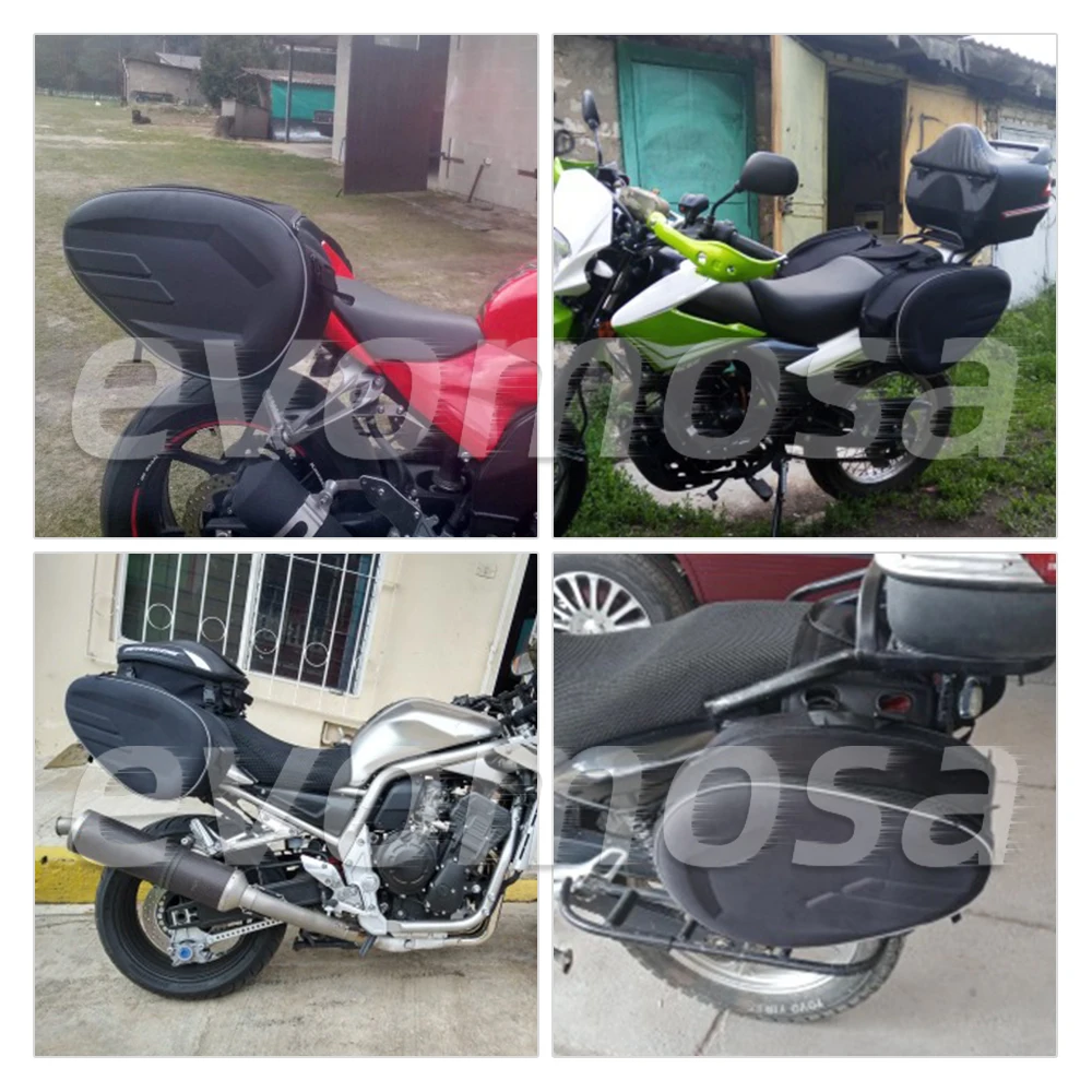 1 pair Waterproof Motorcycle Saddlebags Helmet Moto Side Bag Tail Luggage Suitcase Motor Bike Fuel Tank Bags Saddle bags
