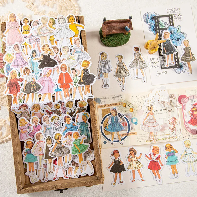 50pcs/lot Kawaii Stationery Stickers Childhood party Junk journaling stickers Planner Decorative Mobile Scrapbooking Supplies