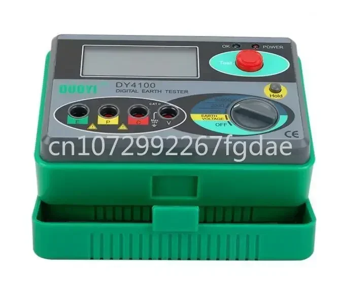 DY4100 Grounding 0-2000 Ohm Insulation Tester Megohmmeter Resistance Tester Digital Grounding Resistance Tester