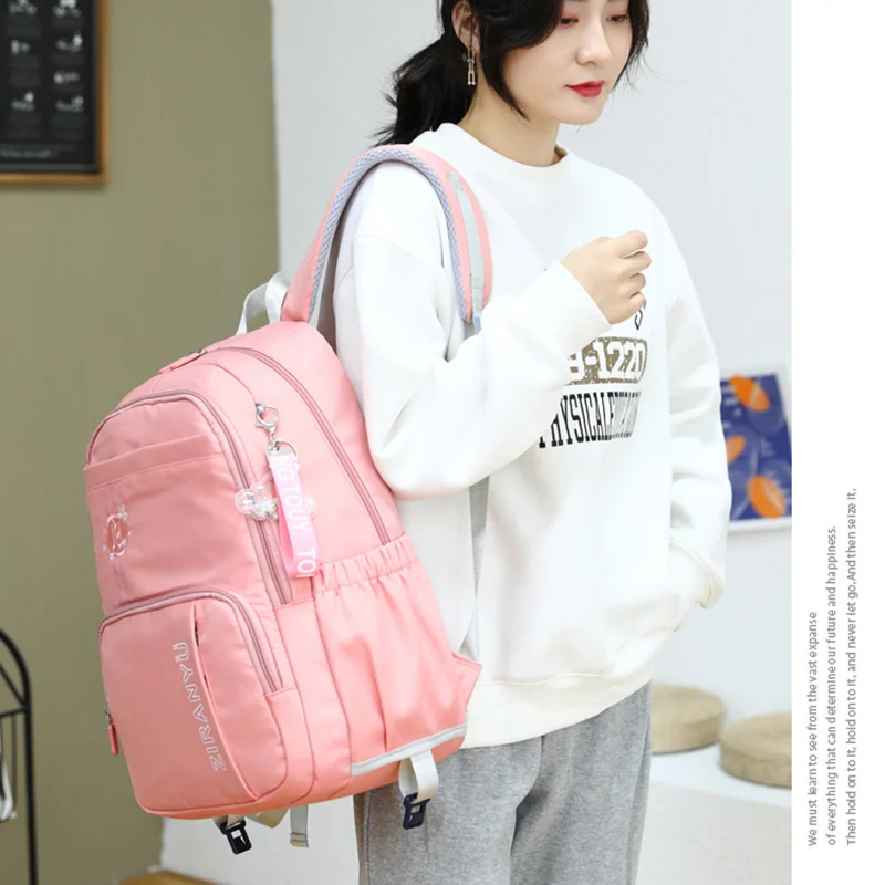 New School Bags for Girls Rolling Backpack Cartable Scolaire Fille Mochila Infantil Escolar Sac A Dos Enfant Plecak Zaino Donna